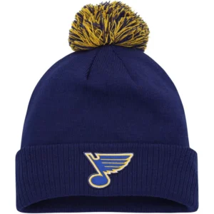Men's Blue St. Louis Blues COLD.RDY Cuffed Knit Hat with Pom