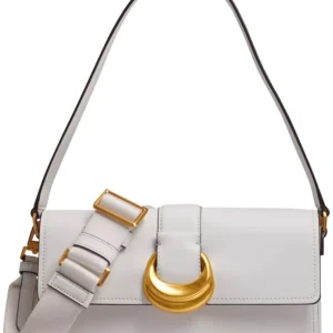 Valley Stream Leather Buckle Shoulder with Removable Strap