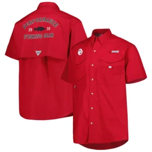 Men's Crimson Oklahoma Sooners Bonehead Button-Up Shirt