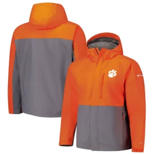 Men's Orange Clemson Tigers Field Bound Omni-Tech Full-Zip Jacket