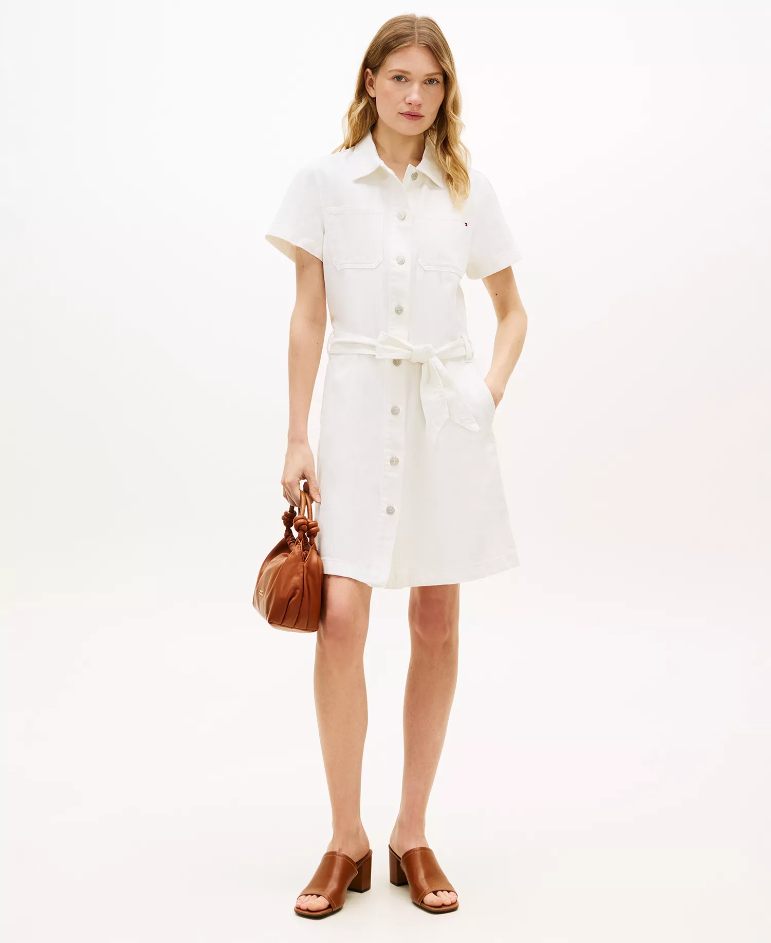 mni-7cb0a14452c83c6bc680cceb1b1672ea Women's Short-Sleeve Belted Shirt Dress