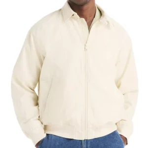 Men's Full-Zip Long-Sleeve Canvas Jacket