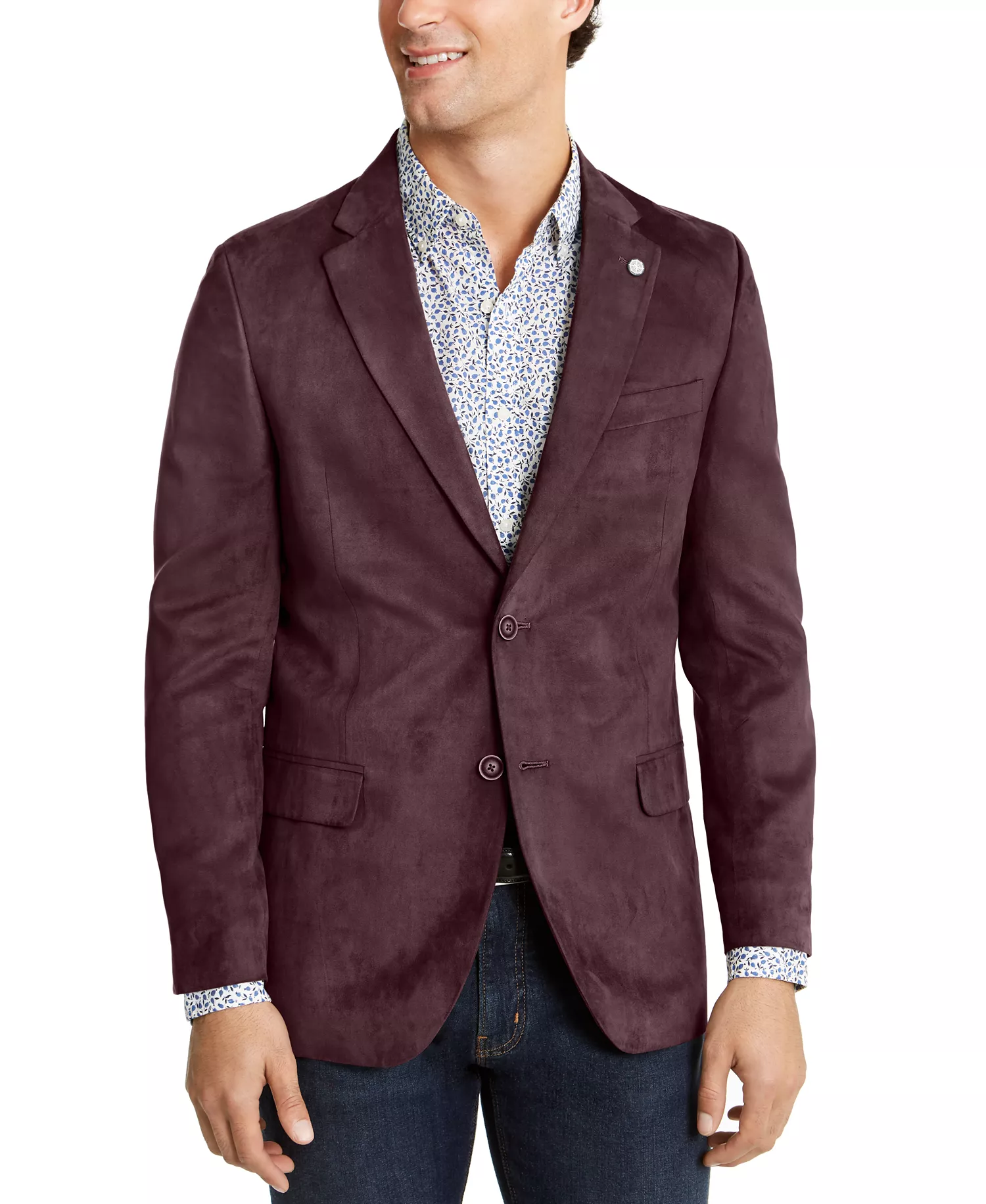 mni-7db0a56d54ec3b5221519d9404751526 Men's Modern-Fit Faux-Suede Sport Coat — изображение 4