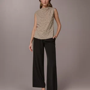 Petite Mock Neck Top