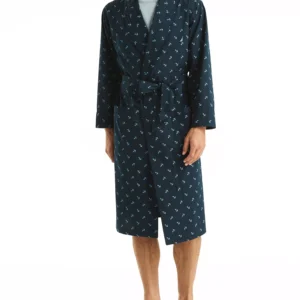Men's Crafted Printed Robe