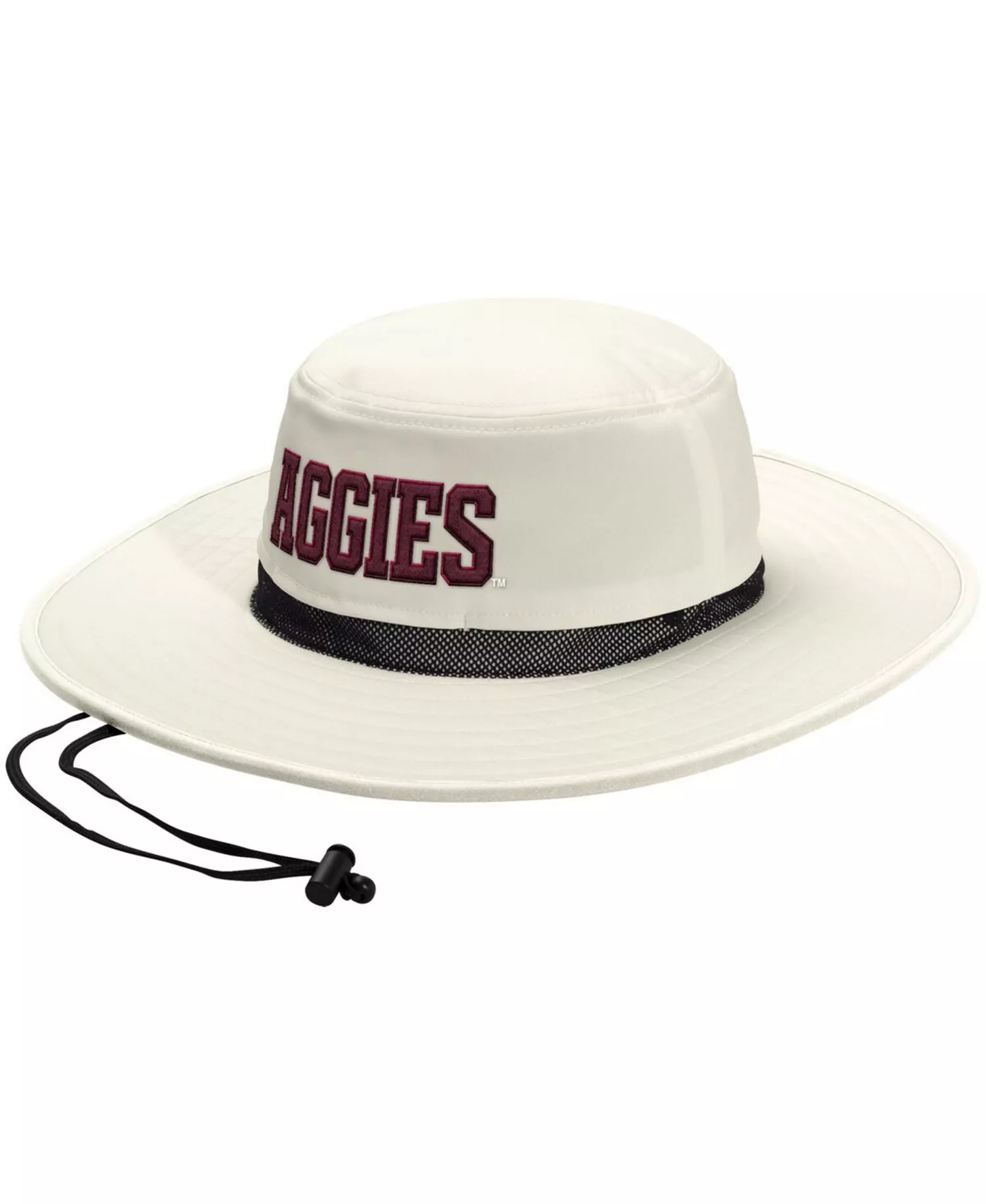 mni-7f5e44ccd042e863b27a4964b1e9aaa7 Men's and Women's Cream Texas A&M Aggies Wide Brim Boonie Bucket Hat