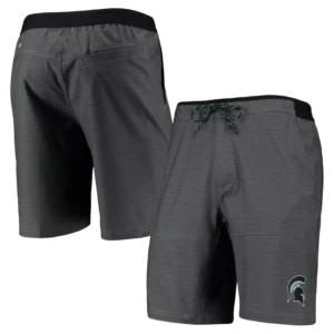 Men's Gray Michigan State Spartans Twisted Creek Omni-Shield Shorts