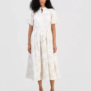 Women's Tiered Midi Dress