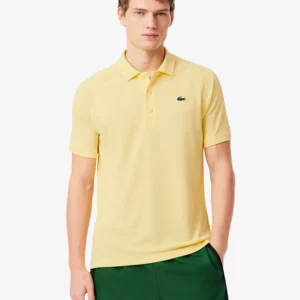 Men's Breathable Run-Resistant Interlock Polo Shirt