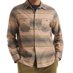 Men's Long Sleeve Striped Shirt