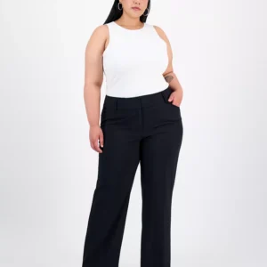 Plus and Petite Plus Size Curvy Bootcut Pants, Created for Macy's