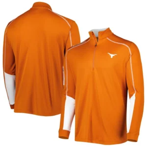 Men's Texas Orange Texas Longhorns Shotgun 2.0 Omni-Wick Quarter-Zip Jacket