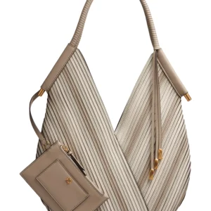 Baldwin Chevron Large Shoulder Bag