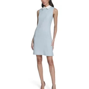 Petite Sleeveless Tweed Shift Dress