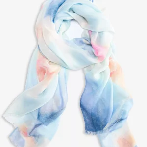 Watercolor Mia Floral Oblong Scarf, Macy's Exclusive