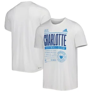 Men's White Charlotte FC Club DNA Performance T-shirt