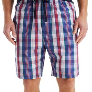 Men's Plaid Poplin 8" Sleep Shorts
