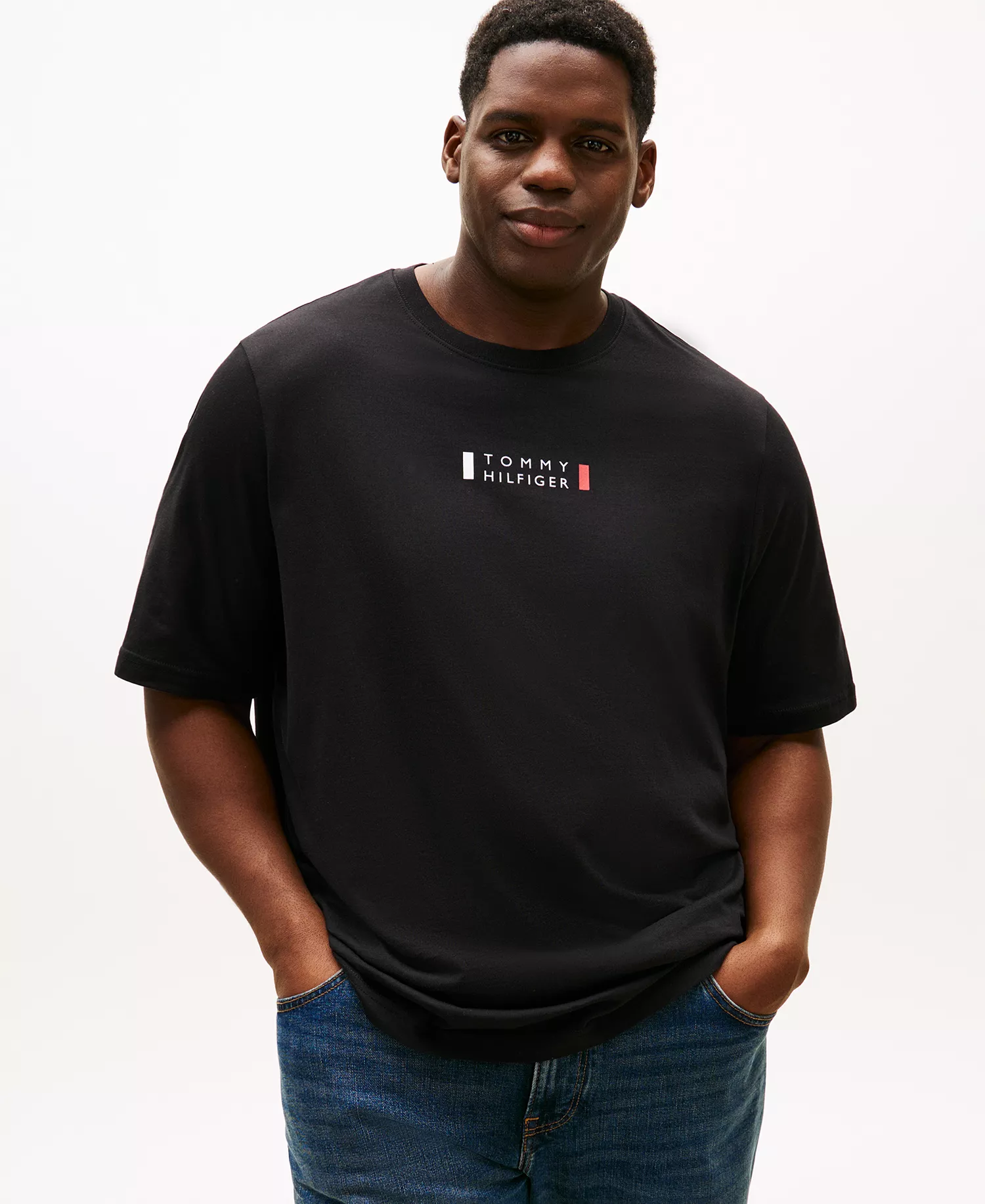 mni-86fa58e3df4ef399692eea85aa485f6d Men's Big & Tall Small Center Logo T-Shirt