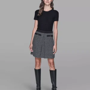 Women's Tweed Mini Skirt