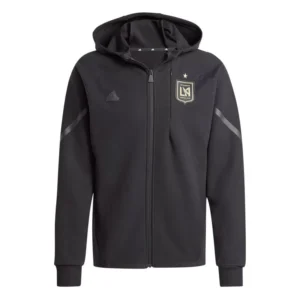 Men's Black LAFC 2024 Anthem Travel Full-Zip Jacket