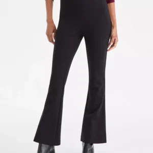 Petite Ponte-Knit Flare Pants, Created for Macy's