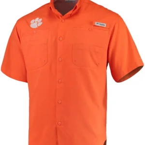 Men's Orange Clemson Tigers Tamiami Shirt