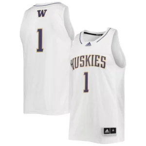 Men's 1 Washington Huskies Swingman Basketball Jersey