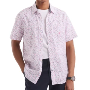 Men's Classic-Fit Printed Button-Down Shirt