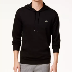 Hoodie Jersey Long Sleeve Tee Shirt with Kangaroo Pocket