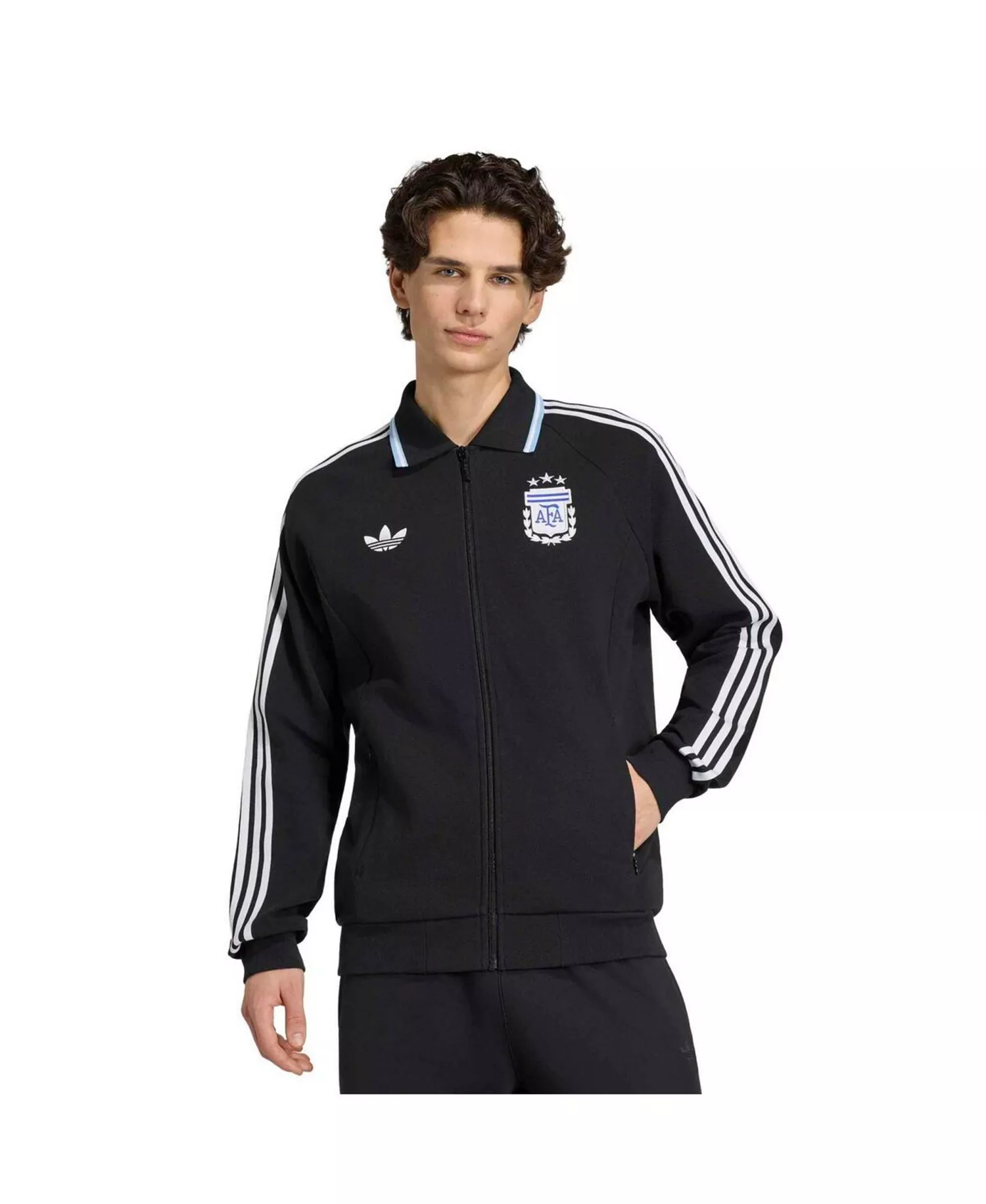 mni-8cc1250f270f529e07ce09bc75ec9465 Men's Black Argentina National Team 2026 World Cup Anthem Full-Zip Jacket