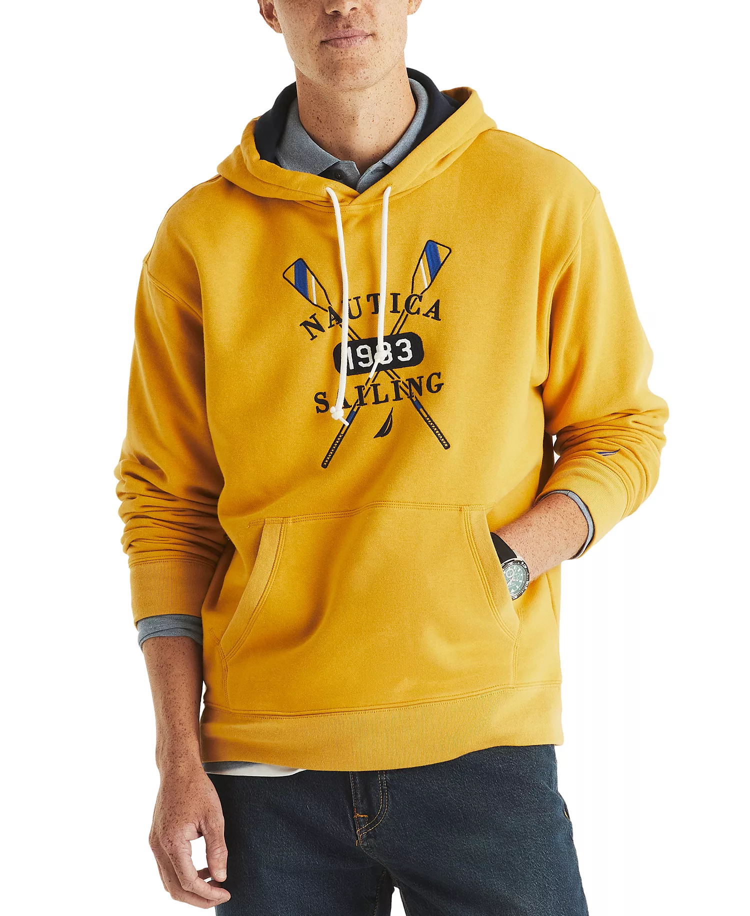 mni-8d5b5ab861f2c819823a739274ec8f87 Men's Pullover Logo Graphic Hoodie — изображение 5