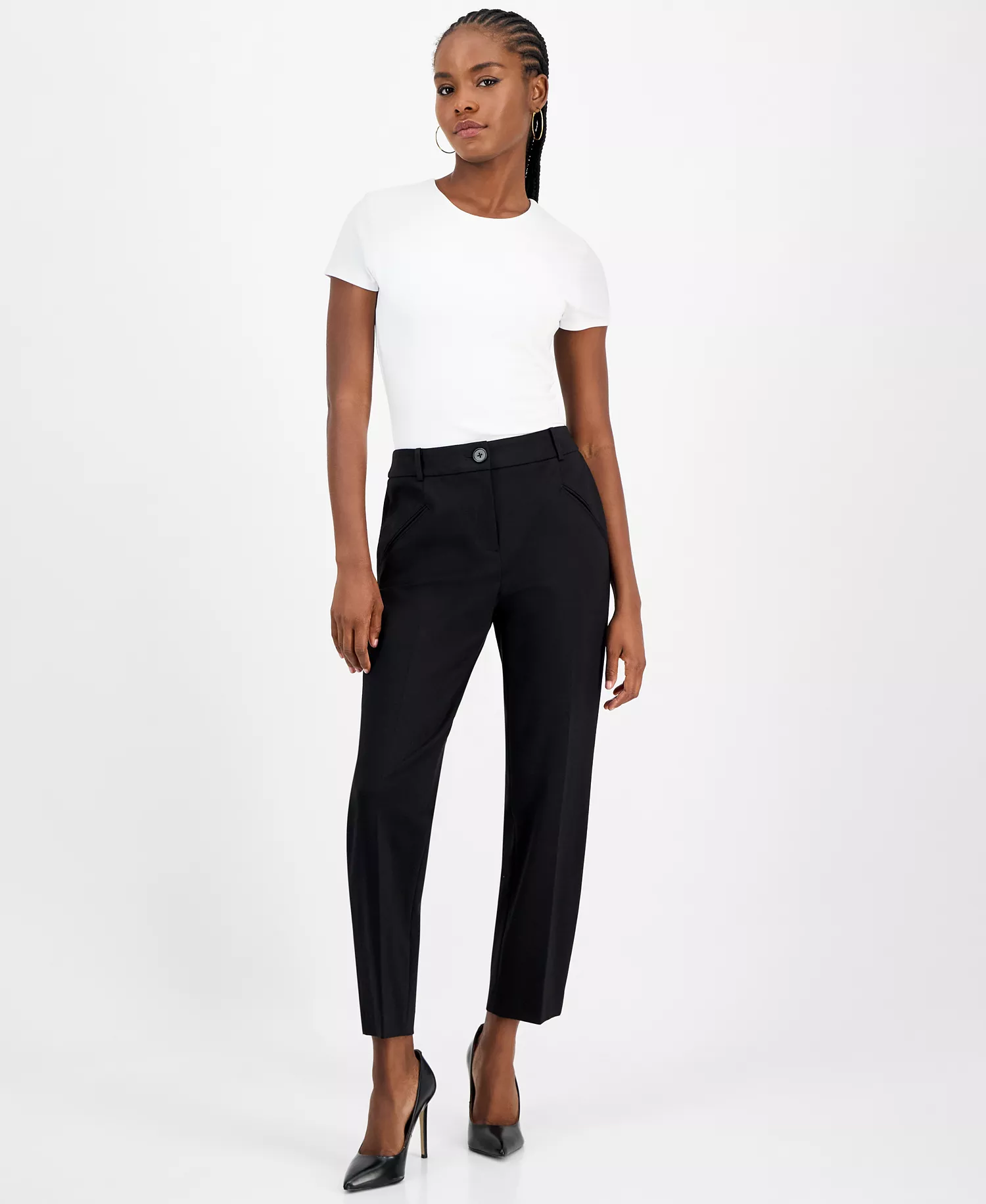 mni-91b9b77e18c923288ae7c7cb6202c76c Women's Compression High-Rise Straight-Leg Pants, Macy's Exclusive
