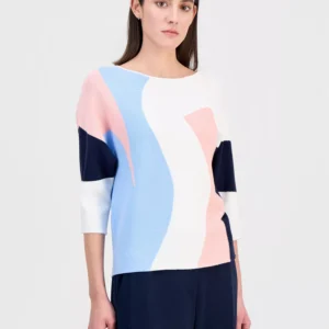 Women's Dolman-Sleeve Boat-Neck Sweater