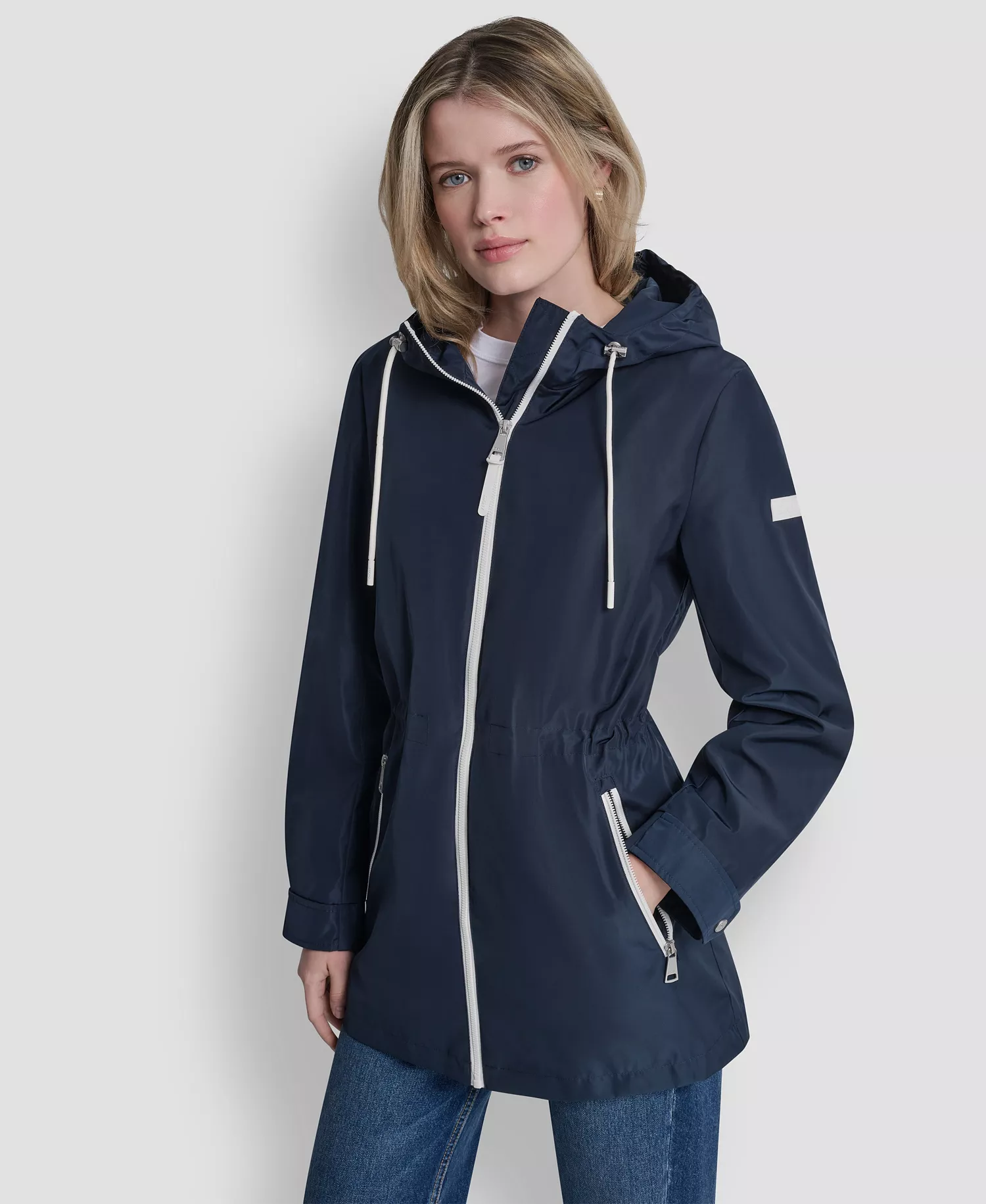 mni-92a04bcafd6d55a0c694c91940cdf6fa Women's Sporty Anorak Hooded Raincoat — изображение 5