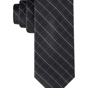 Men's Etched Windowpane Tie