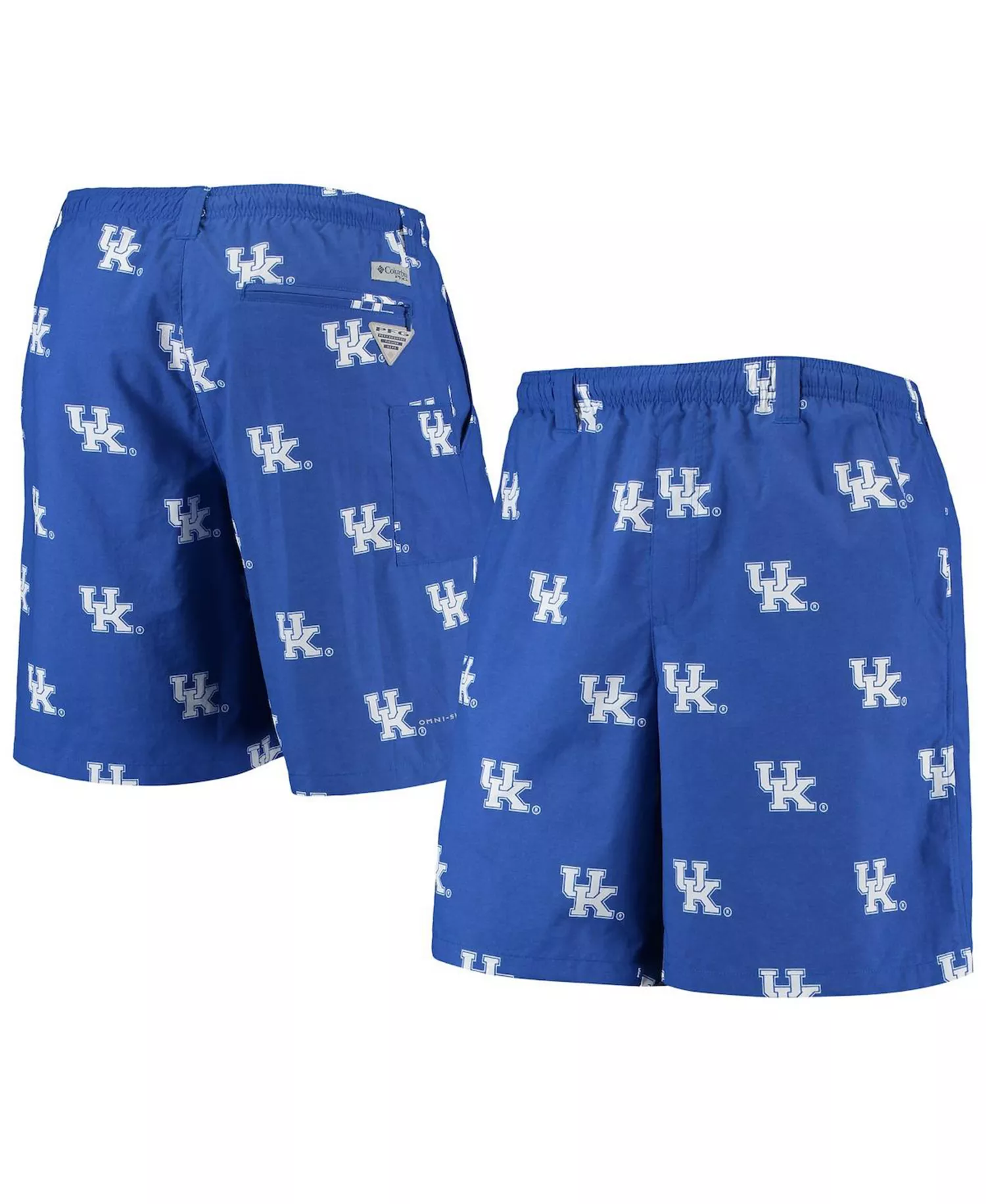 mni-932a7827bc8fb8af7aa3789c4d2ff464 Men's Royal Kentucky Wildcats Backcast II 8" Omni-Shade Hybrid Shorts