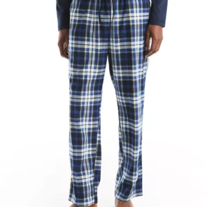 Men's Fleece Plaid Pajama Pants