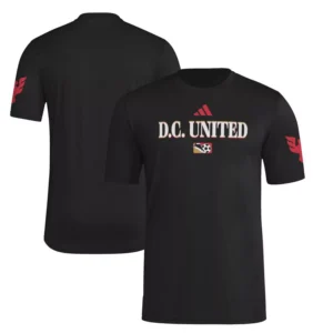 Men's Black D.C. United 2025 Archive Collection Jersey Hook T-Shirt