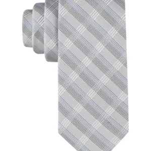 Men's Creme Plaid Tie