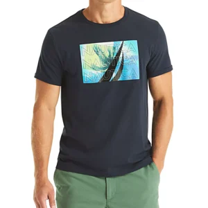 Men's Palm Tree Printed T-Shirt