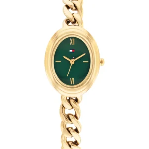 Women's Quartz Gold Tone Stainless Steel Chain Bracelet Watch, 21.5mm