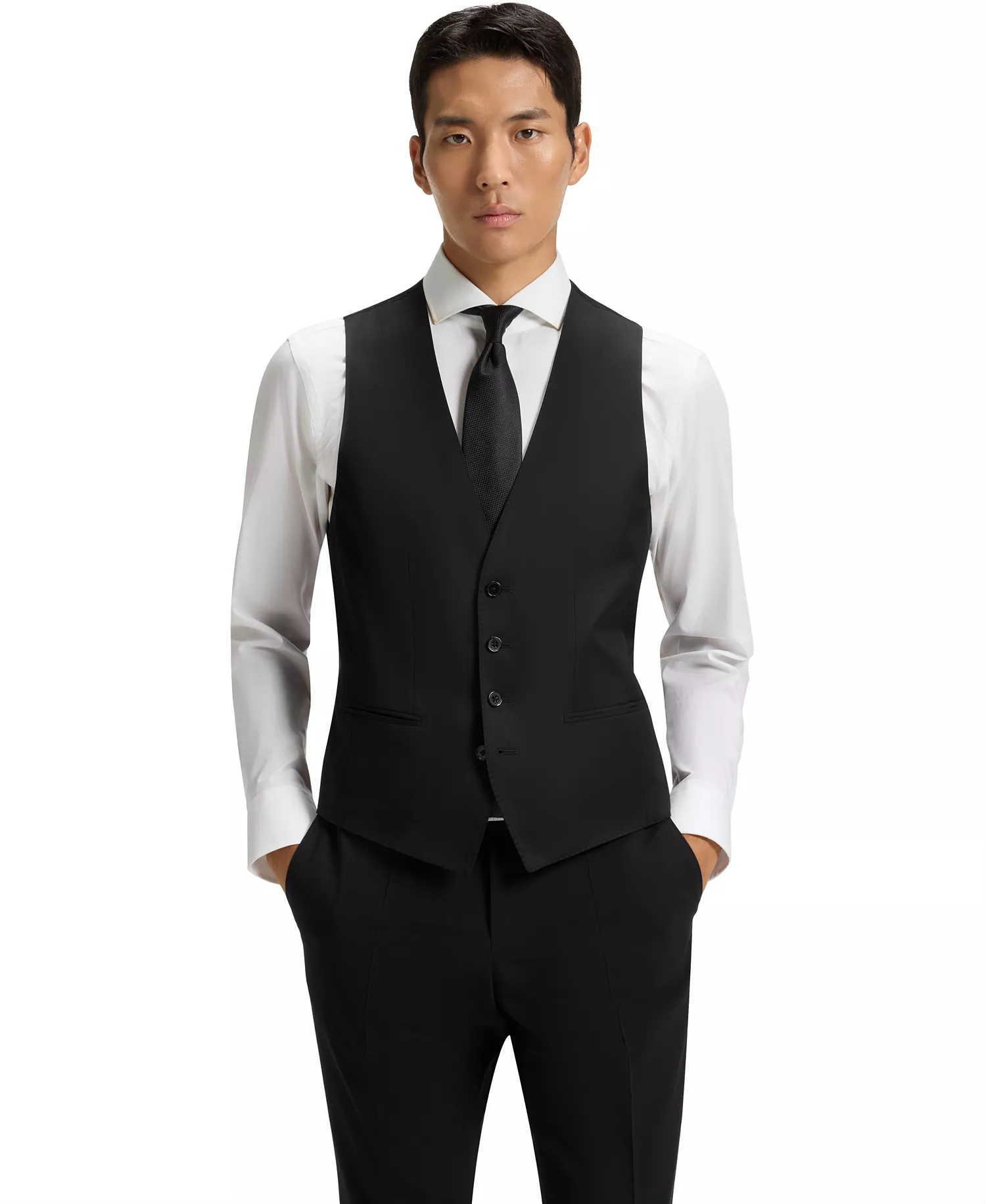 mni-95de65ab019c3d1c870cc2c6f91ec4a4 BOSS Men's Single-Breasted Waistcoat