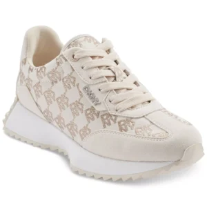 Women's Naples Checkered Lace-Up Sneakers
