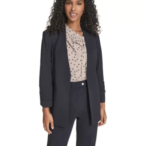 Petite Collarless Padded Jacket