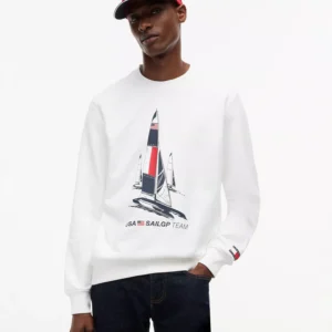 x U.S. SailGP Men's Graphic Crewneck
