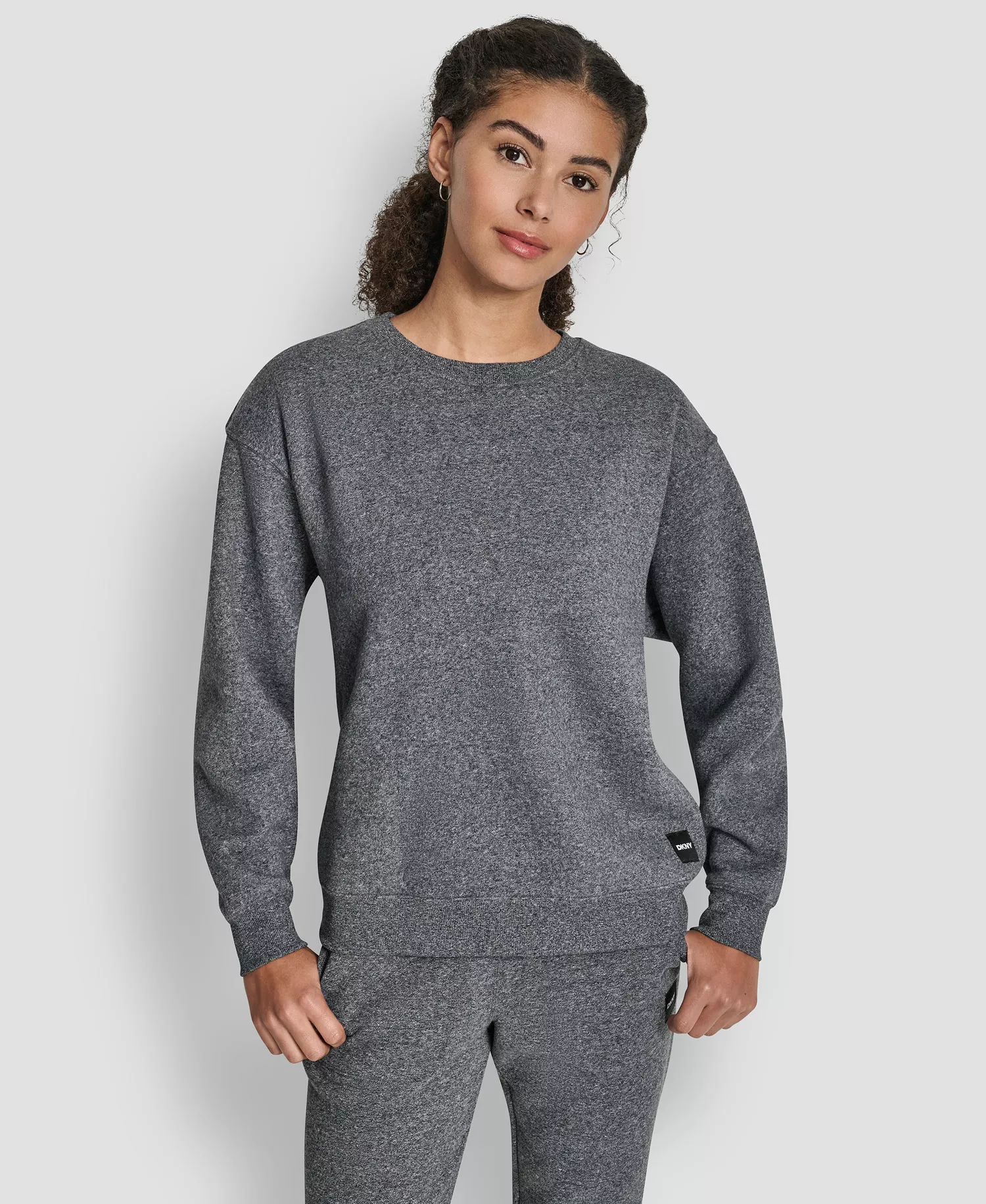 mni-98ed3df364098f98d3d60442d01ecbd9 Women's Tonal Logo Patch Crewneck Sweatshirt