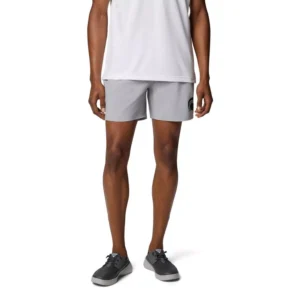Men's Gray Michigan State Spartans PFG Terminal Roamer™ Omni-Shade™ Stretch Shorts