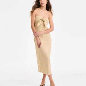 Women's Tie-Front Midi Dress, Exclusively at Macy's