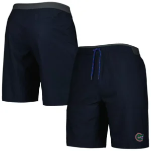 Men's Navy Florida Gators Twisted Creek Omni-Shield Shorts
