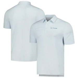 Men's Light Blue The Players Omni-Shade Clubhead Polo